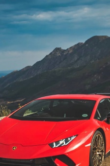 Red sports car series cool mobile wallpaper