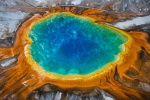 Yellowstone National Park Grand Prismatic Hot Springs Picture Desktop Wallpaper