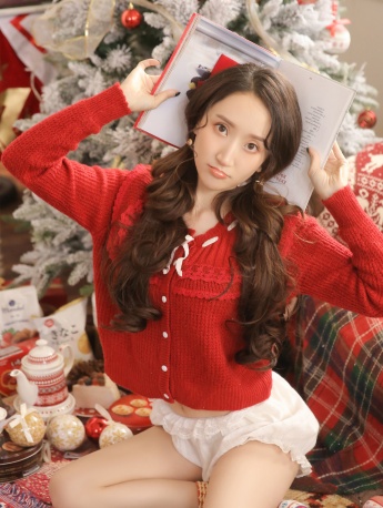 圣诞节美女手机壁纸