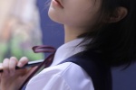 文靜美女學生妹唯美學院制服寫真