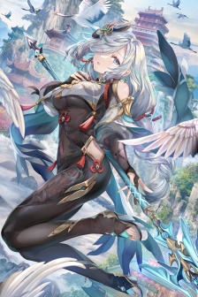 Shen He's sexy black stockings and beautiful legs photo mobile wallpaper