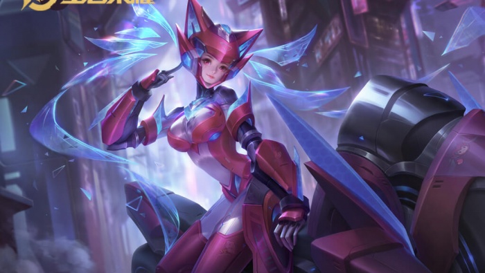 King of Glory Sun Shangxiang future mecha HD desktop wallpaper