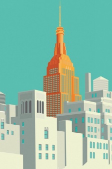 创意3D艺术建筑手机壁纸