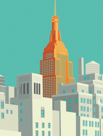 Creative 3D art architecture mobile wallpaper