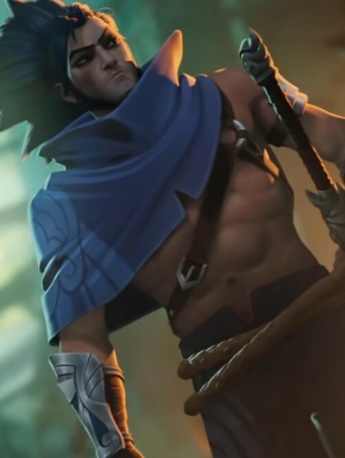 League of Legends mobile game Yasuo handsome mobile wallpaper