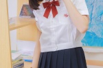 Pure beauty mm student girl sexy classroom uniform photo