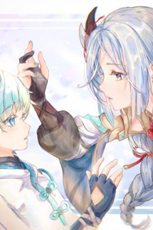 Original god Shen He and Chongyun couple avatar pictures