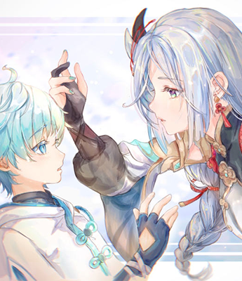 原神申鹤重云情侣头像图片