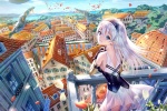 Two-dimensional cute beauty anime wallpaper