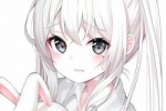 白色系女生动漫头像图片