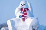 哈尔滨2022年巨型雪人高清图