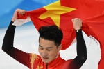 Ren Ziwei short track speed skating men's 1000 meters computer wallpaper