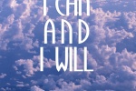 I CAN AND I WILL Fresh Landscape Wallpaper