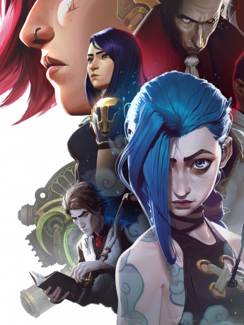 双城之战金克丝赛博朋克风手机壁纸