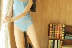 Tempting beauty bold suspender shorts enchanting photo