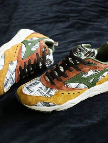 美津濃24k三方聯名鞋細部圖