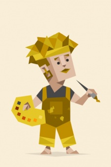 Explorer personality cartoon image