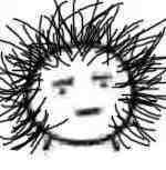 Simple villain hair loss expression pack