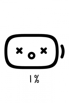 电池简笔画头像