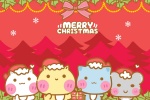 Hami Cat Christmas Cartoon Picture Desktop Wallpaper