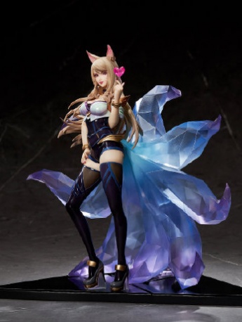 APEX League of Legends Ahri figure displayed from multiple angles