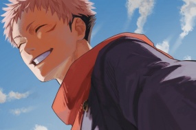 The character computer wallpaper of Spell Return Japanese Knotweed Hisuhito