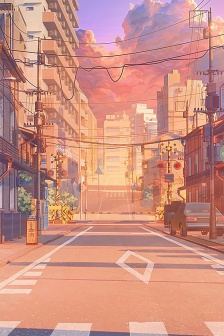 二次元動漫場景手機壁紙