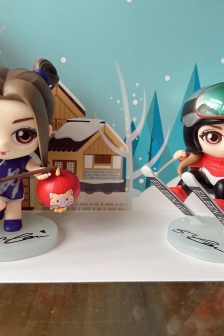 Multi-angle pictures of Gu Ailing’s Q version figure