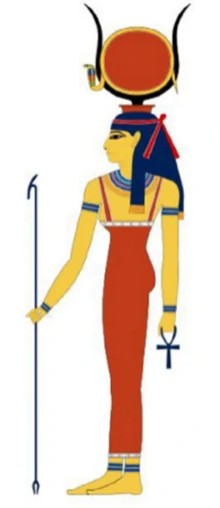 古埃及哈托尔神组图