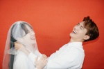 Wedding photos of Zhang Meng and Jin Ensheng