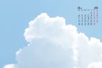 2022年4月简约小清新日历壁纸图片