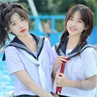 College style bestie avatar