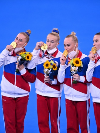 俄罗斯体操女子团体金牌