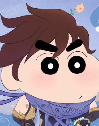 蜡笔小新王者五黑头像