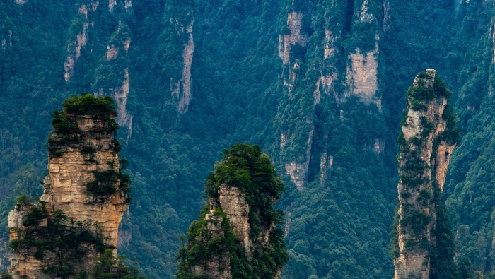 Zhangjiajie tourist scenery pictures desktop wallpaper