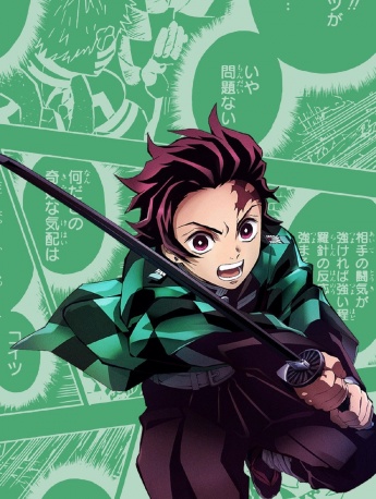 鬼灭之刃主题创意手机壁纸