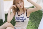 牛仔热裤美女模特清凉性感写真