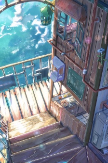 無水印高清動漫場景手機壁紙