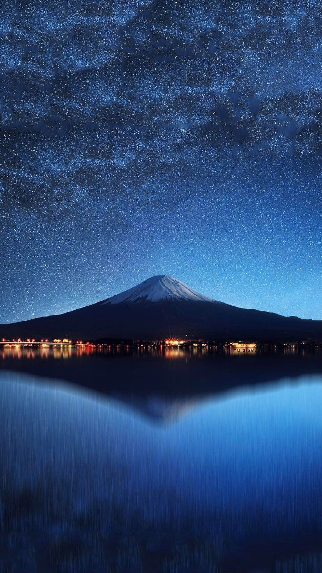 富士山湖光山色高清手机壁纸