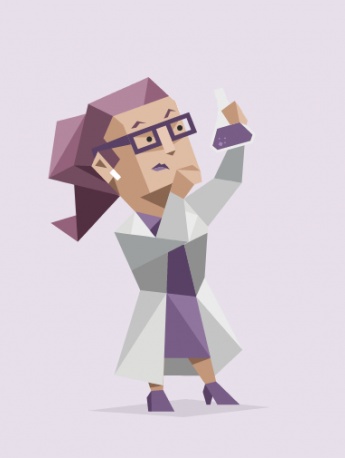 Logician personality cartoon image