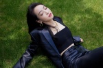 Song Qian cool and sexy leather clothes fashion and sexy pictures and photos