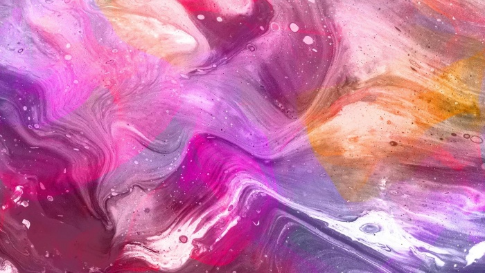 创意手绘抽象水彩画图片桌面壁纸