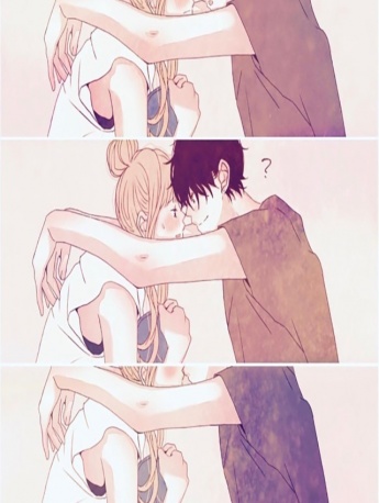 Couple love illustration mobile wallpaper