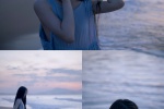 Jiang Zhenyu's charming and sexy photos at the beach in summer