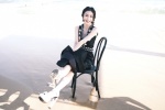 angelababy seaside photo behind-the-scenes pictures