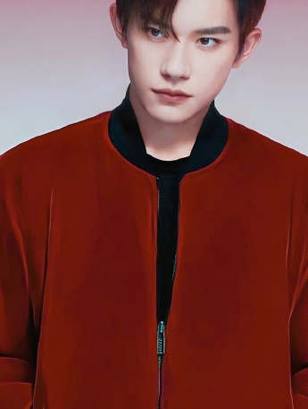 Yi Yangqianxi red baseball uniform mobile wallpaper