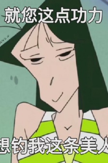 蠟筆小新海王釣魚表情包