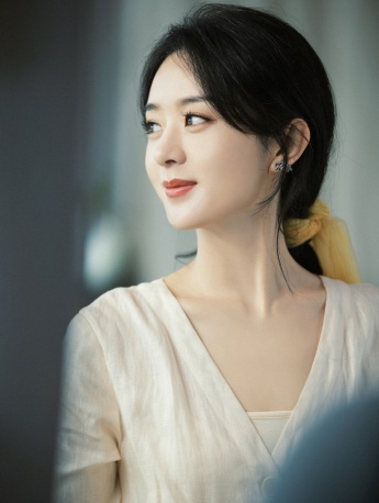 趙麗穎清新甜美中秋寫真照圖片