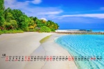 May 2022 sea seaside scenery calendar wallpaper