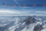 2021年5月雪山風景桌麵日曆壁紙
